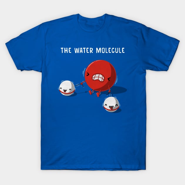 The Water Molecule T-Shirt by wirdou